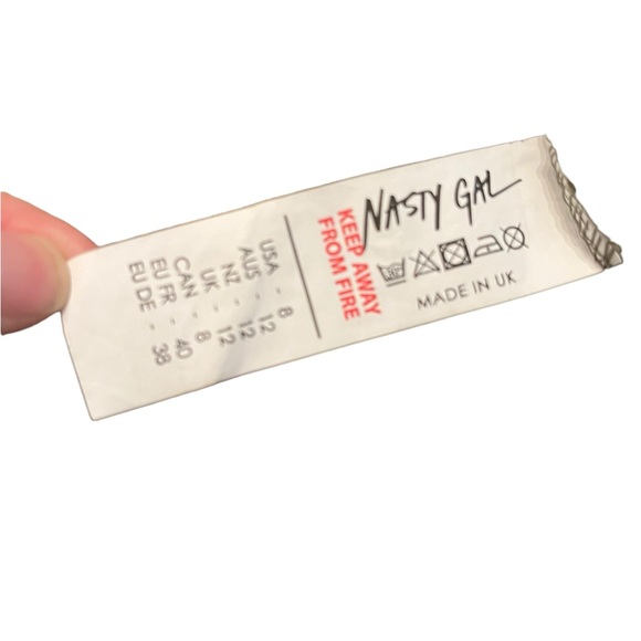 Nasty Gal Inc. Plunge V Neck Split Midi Dress | Olive Green | 8 - Picture 8 of 9